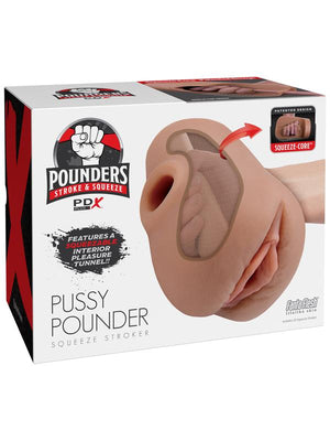 PDX Plus Pussy Pounder Squeeze Stroker Light