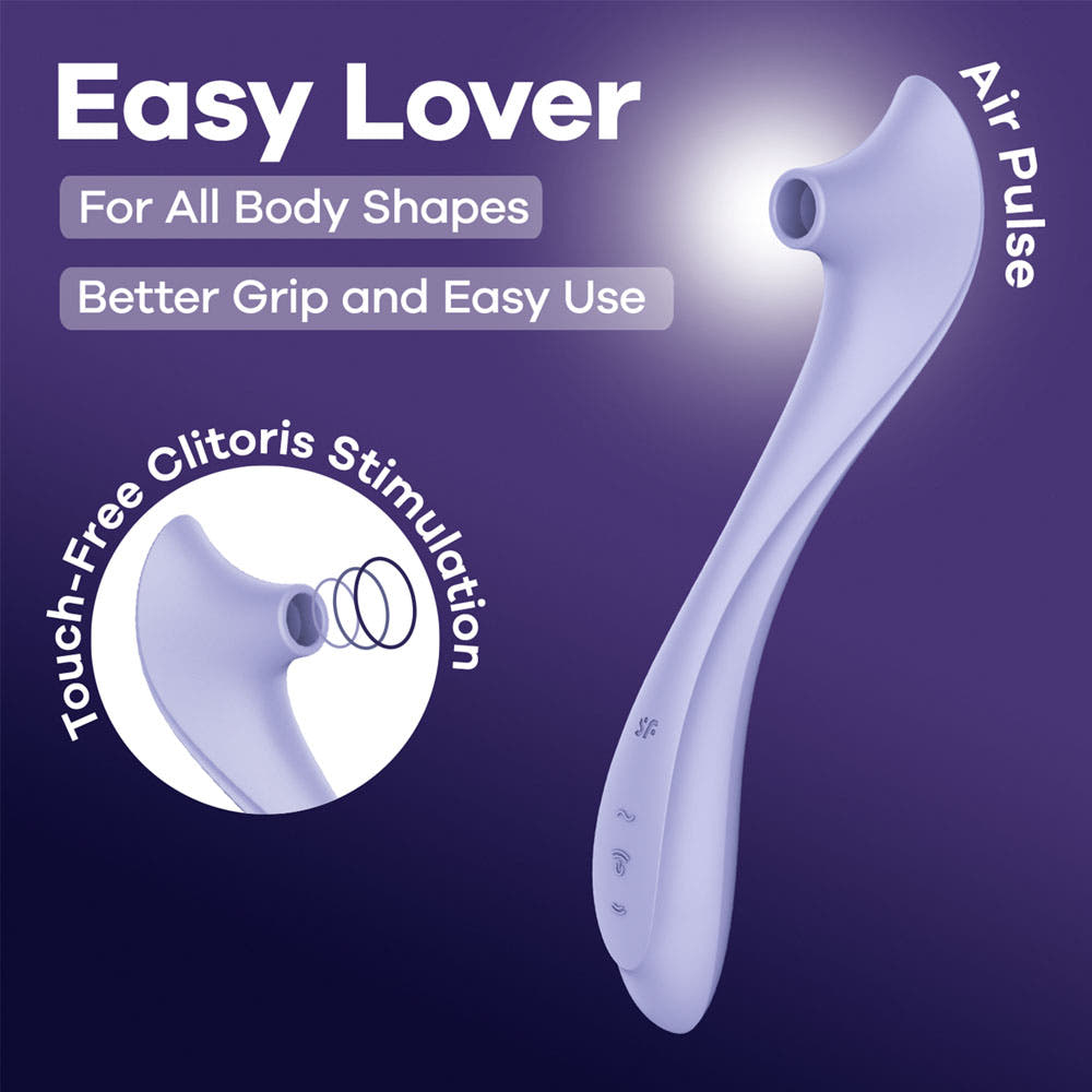 Satisfyer Easy Lover - Air Pulse Clitoral Stimulator with Vibration