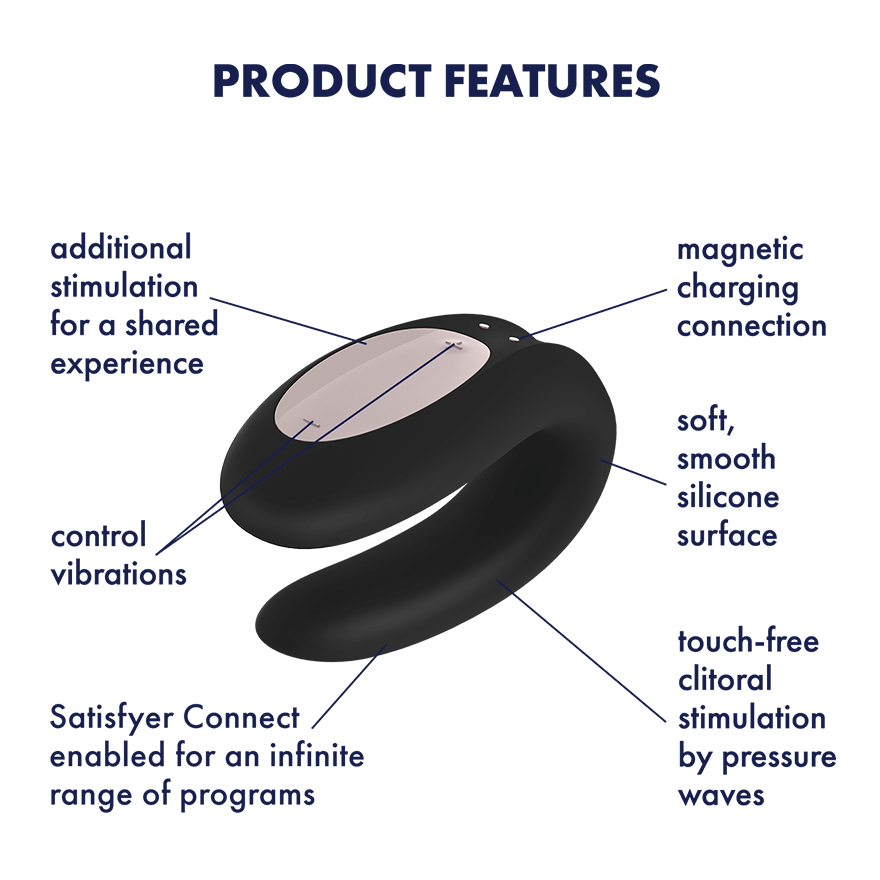 Satisfyer Double Joy - Black