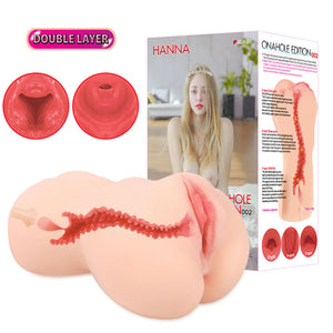 Kokos Hanna Onahole 002 - Flesh Dual Layer Vagina Stroker