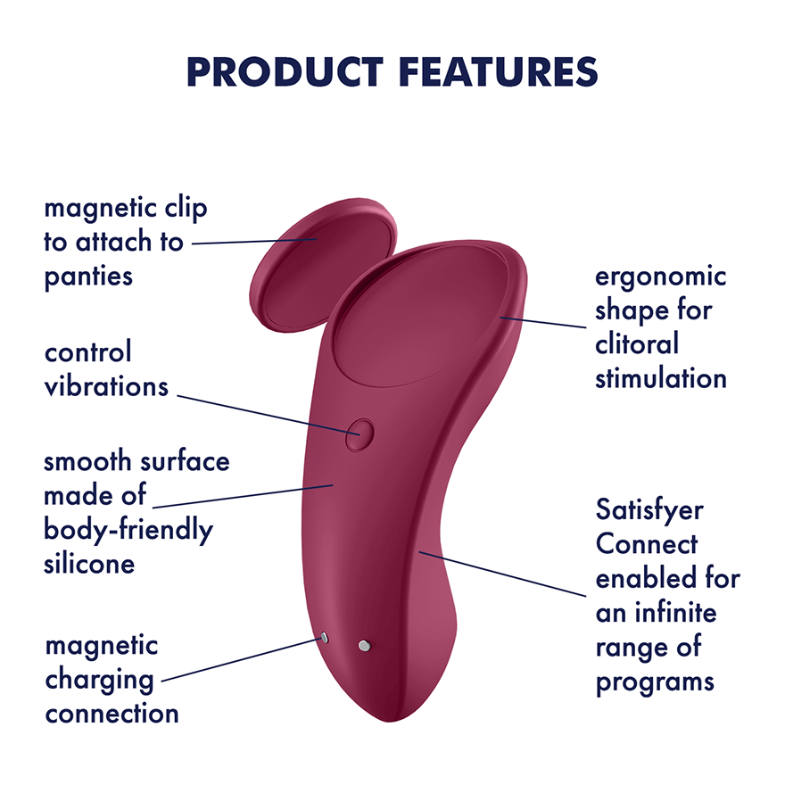 Satisfyer Sexy Secret - App Controlled panty Vibrator