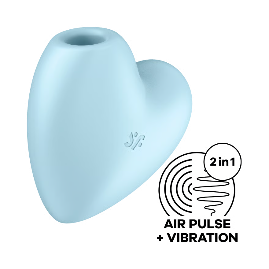 Satisfyer Cutie Heart Air Pulse Clitoral Stimulator and Vibration