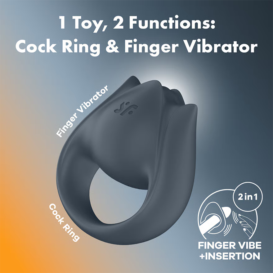 Satisfyer Perfect Pair 2 - Finger Vibrator and Cock Ring in one