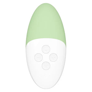 LELO SIRI 3 Pistachio Cream sound-activated clitoral vibrator front view