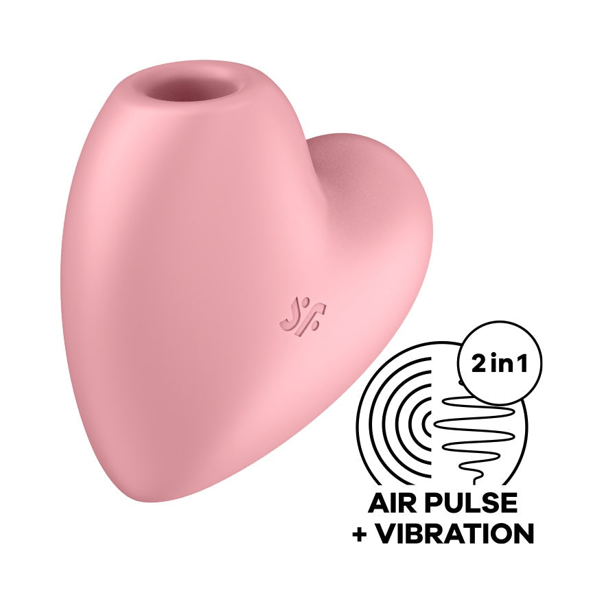 Satisfyer Cutie Heart Air Pulse Clitoral Stimulator and Vibration
