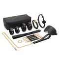 Trio Hide Deluxe Cowhide Bondage Play Set - 9 Pieces