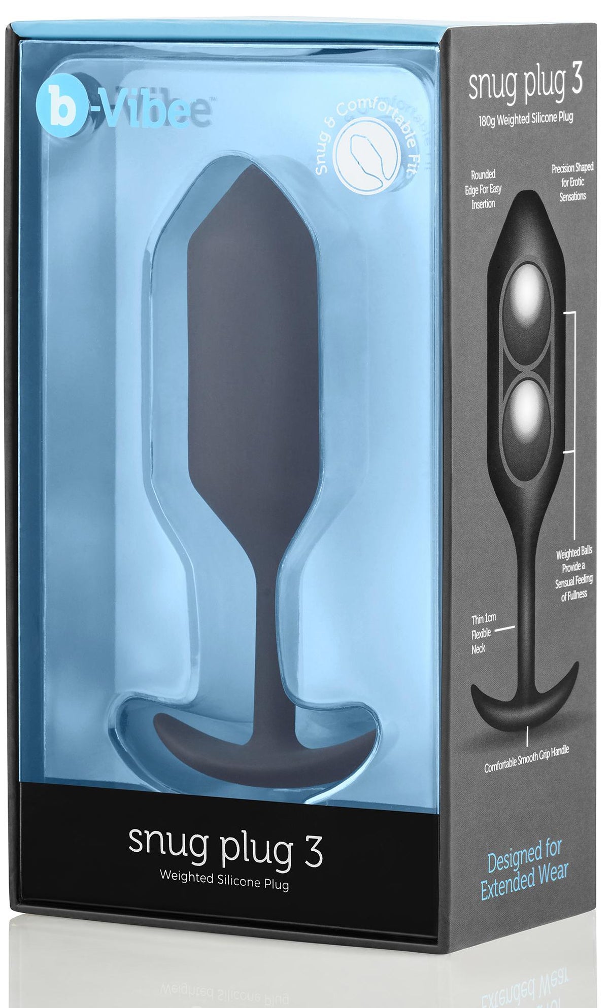b-Vibe Snug Plug 3 Black