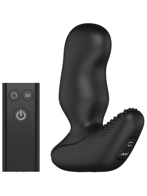 REVO EXTREME Waterproof Remote Control Rotating Prostate Massager Black