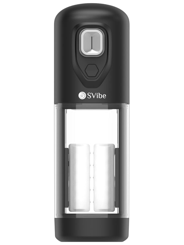 SVibe Ikon Volt Masturbator Transparent Black
