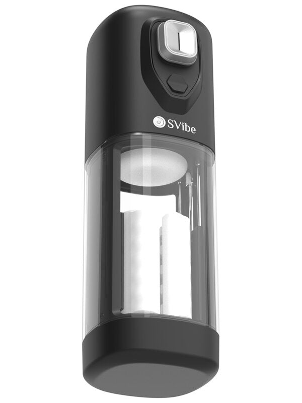 SVibe Ikon Volt Masturbator Transparent Black