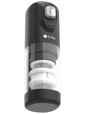 SVibe Ikon Spark Masturbator Transparent Black