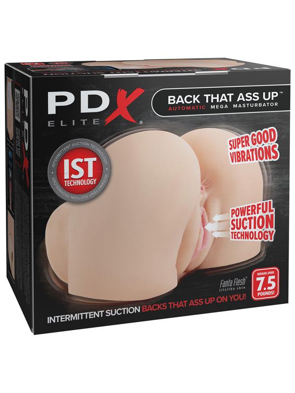 PDX Elite Back That Ass Up Automatic Mega Masturbator Brown