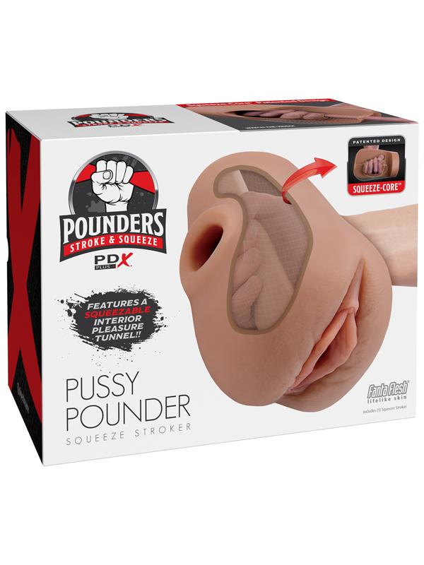 PDX Plus Pussy Pounder Squeeze Stroker Light