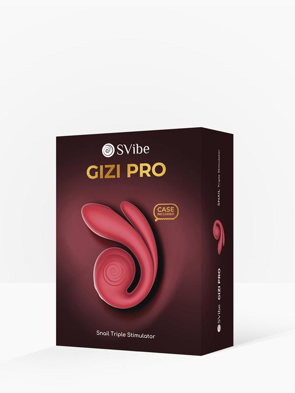 Svibe Snail GIZI Pro Vibrator Bordeaux