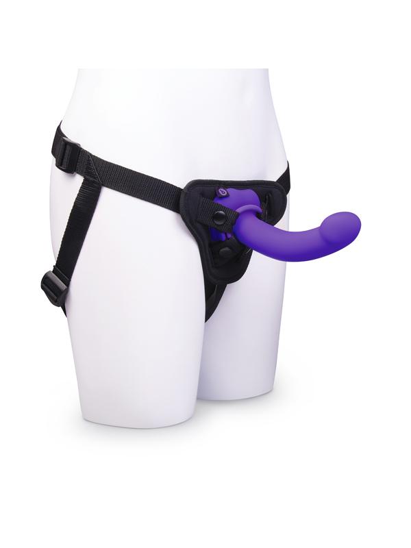 b-Vibe Vibrating Curved Strap-On Kit