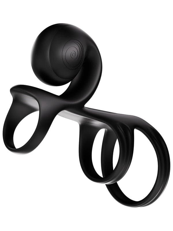 SVibe Snail JOVI Arc Couples Ring Noir Haze