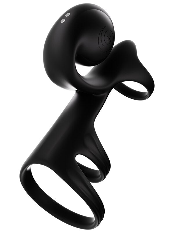 SVibe Snail JOVI Arc Couples Ring Noir Haze