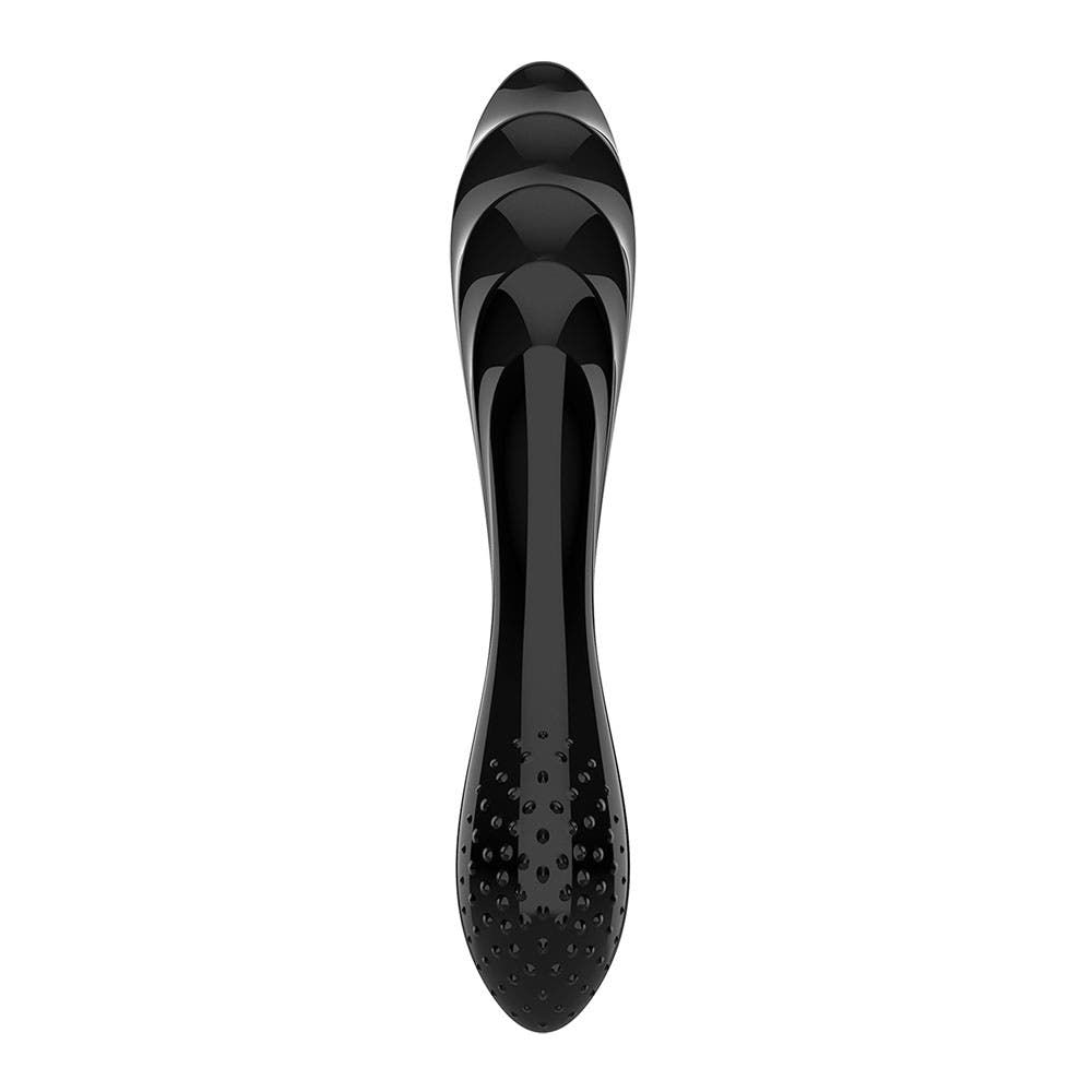 Satisfyer Dazzling Crystal 1 - Double-Ended Glass Dildo for Temperature Play