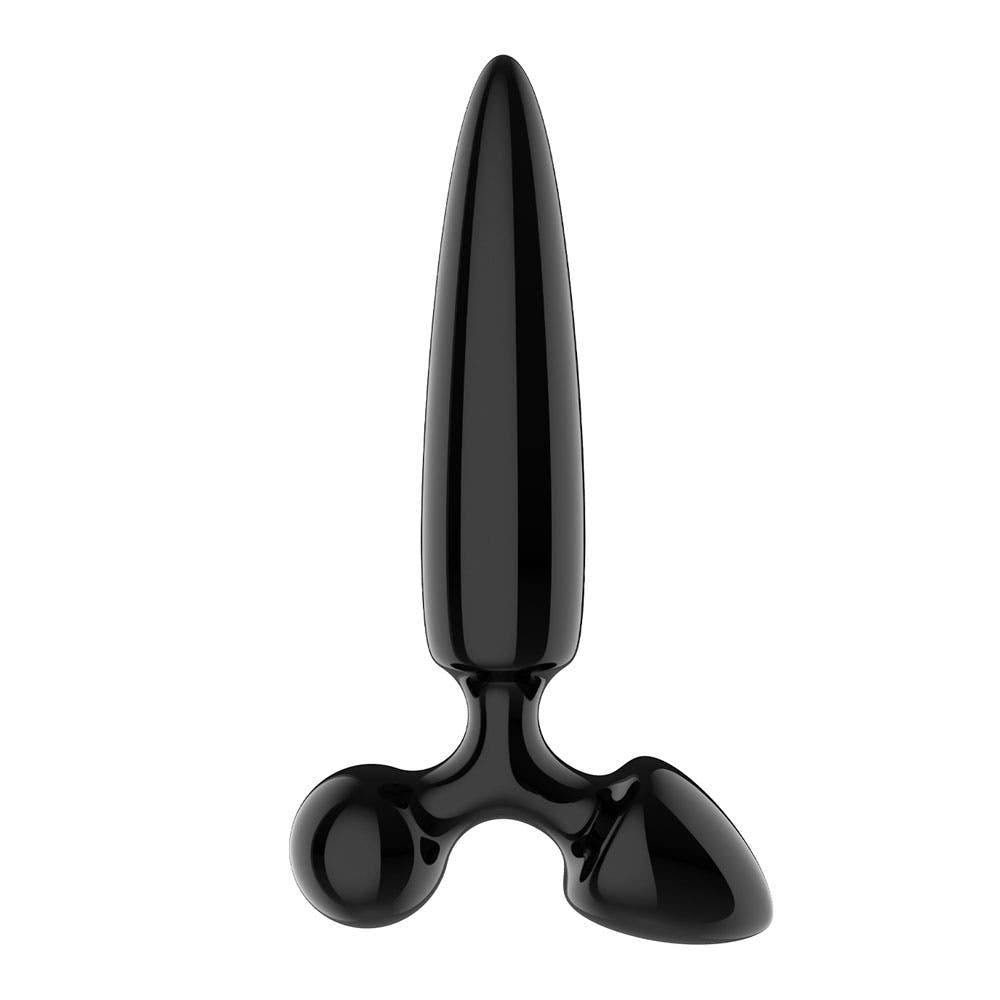 Satisfyer Triple Crystal 1 - 3-in-1 Glass Dildo for Temperature Play