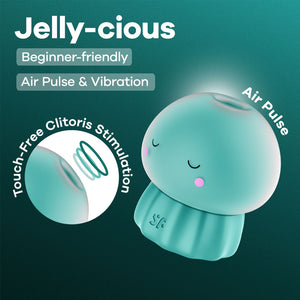 Satisfyer Jelly-cious - Blue USB Rechargeable Air Pulse Stimulator
