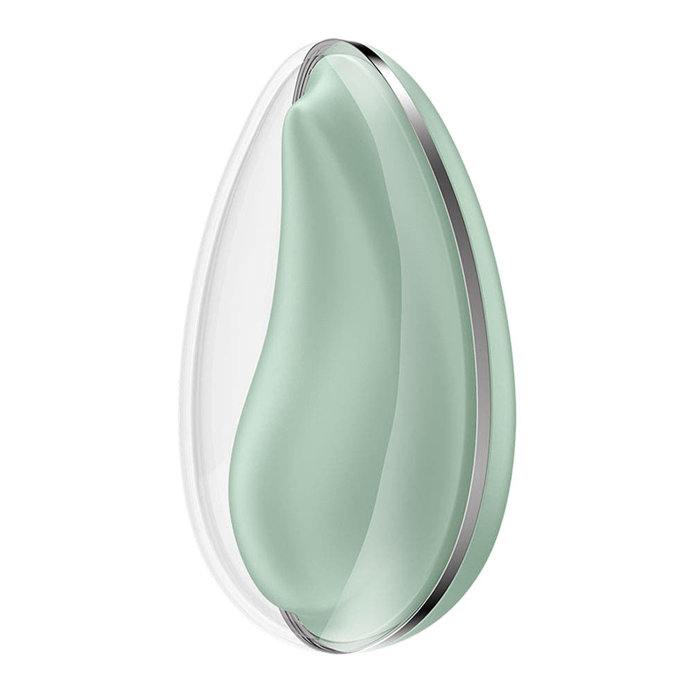 Satisfyer Drop To Go - Lay-On Clitoral Vibrator + Travel Cap
