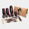 Trio Hide Deluxe Bondage Play Set with Storage Bag - 13 Pieces