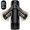 CyberSkin The Wing - Black USB Rechargeable Thrusting & Massaging Auto Masturbator with Heater