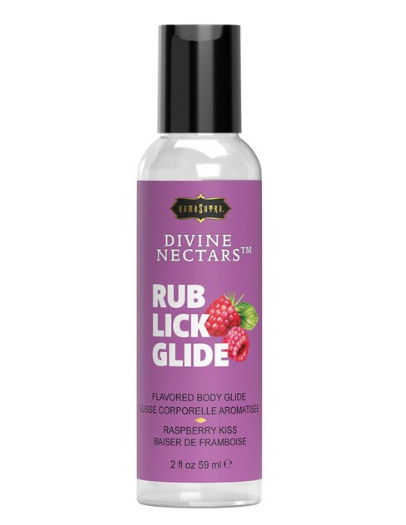 Kama Sutra Divine Nectars Raspberry Kiss Lube and Body Glide - 59 ml