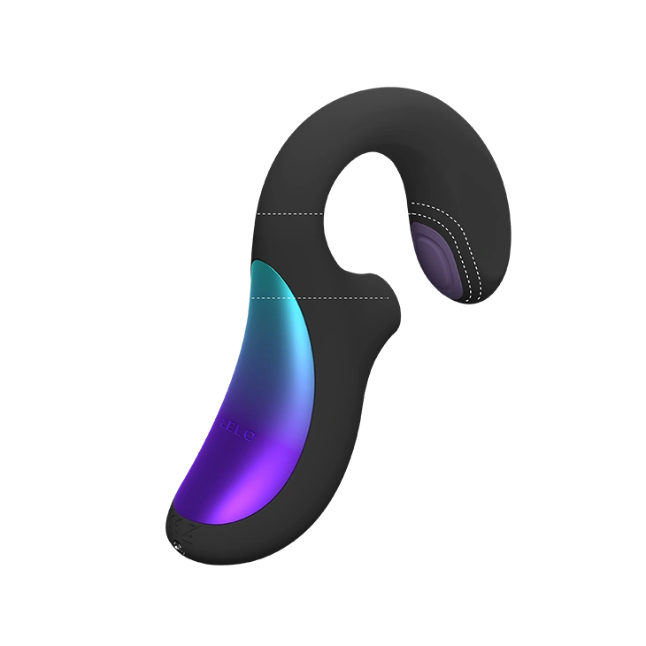 LELO ENIGMA Double Sonic in Black with triple stimulation technology callouts