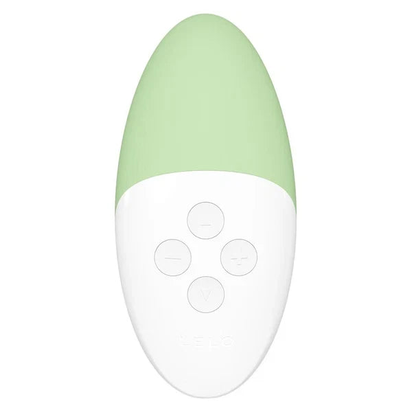 LELO SIRI 3 Pistachio Cream sound-activated clitoral vibrator front view