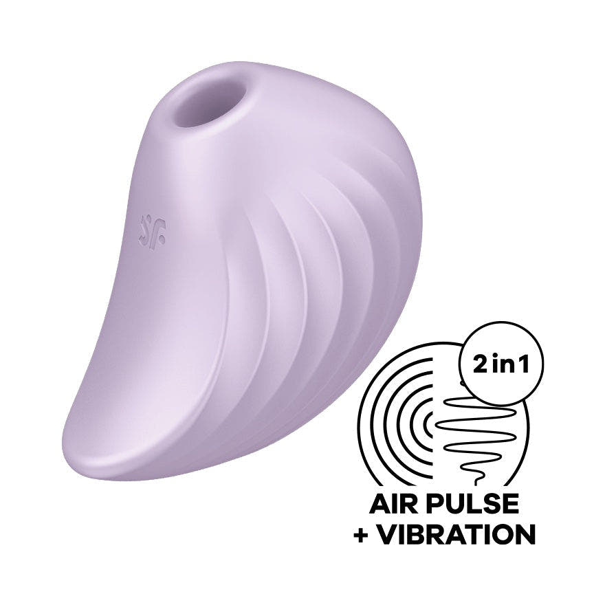 Satisfyer Pearl Driver Air Pulse and Vibration Clitoral Stimulator
